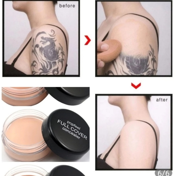 2x 🎉HP🎉4 colors.Tattoo,freckle,scar, blemish,dark spot TOTAL concealer. - Picture 4 of 10